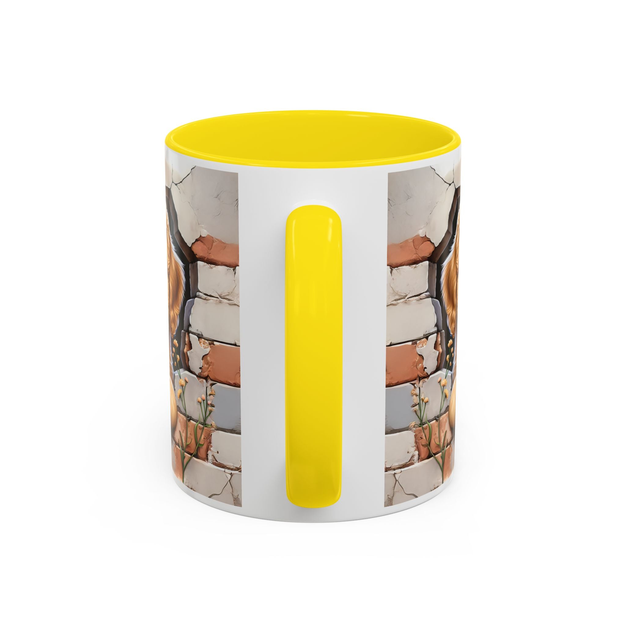 Cute Dog Accent Coffee Mug - Perfect Gift for Pet Lovers, Animal Lovers, Home Decor, Coffee Lovers, Unique Kitchenware
