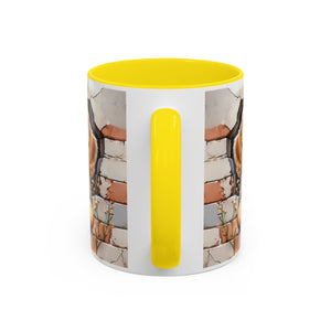 Cute Dog Accent Coffee Mug - Perfect Gift for Pet Lovers, Animal Lovers, Home Decor, Coffee Lovers, Unique Kitchenware