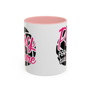 Volleyball  Coffee Mug, Play for the Cure Cup, Sports Gift , Athletes, Cancer Awareness, Inspirational Mug