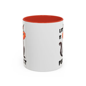 Purrfect Cat Accent Coffee Mug, Cat Lover Gift, Funny Drinkware, Cute Kitchen Accessory, Pet Owner Mug, Unique Gift Idea