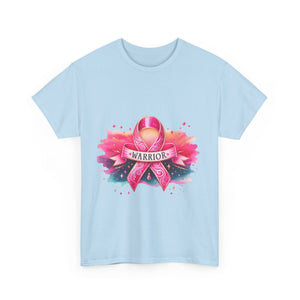 Breast Cancer Awareness Tee, Warrior T-shirt for Women, Inspirational Gift, Supportive Apparel, Pink Ribbon Shirt, Unisex Cotton Top