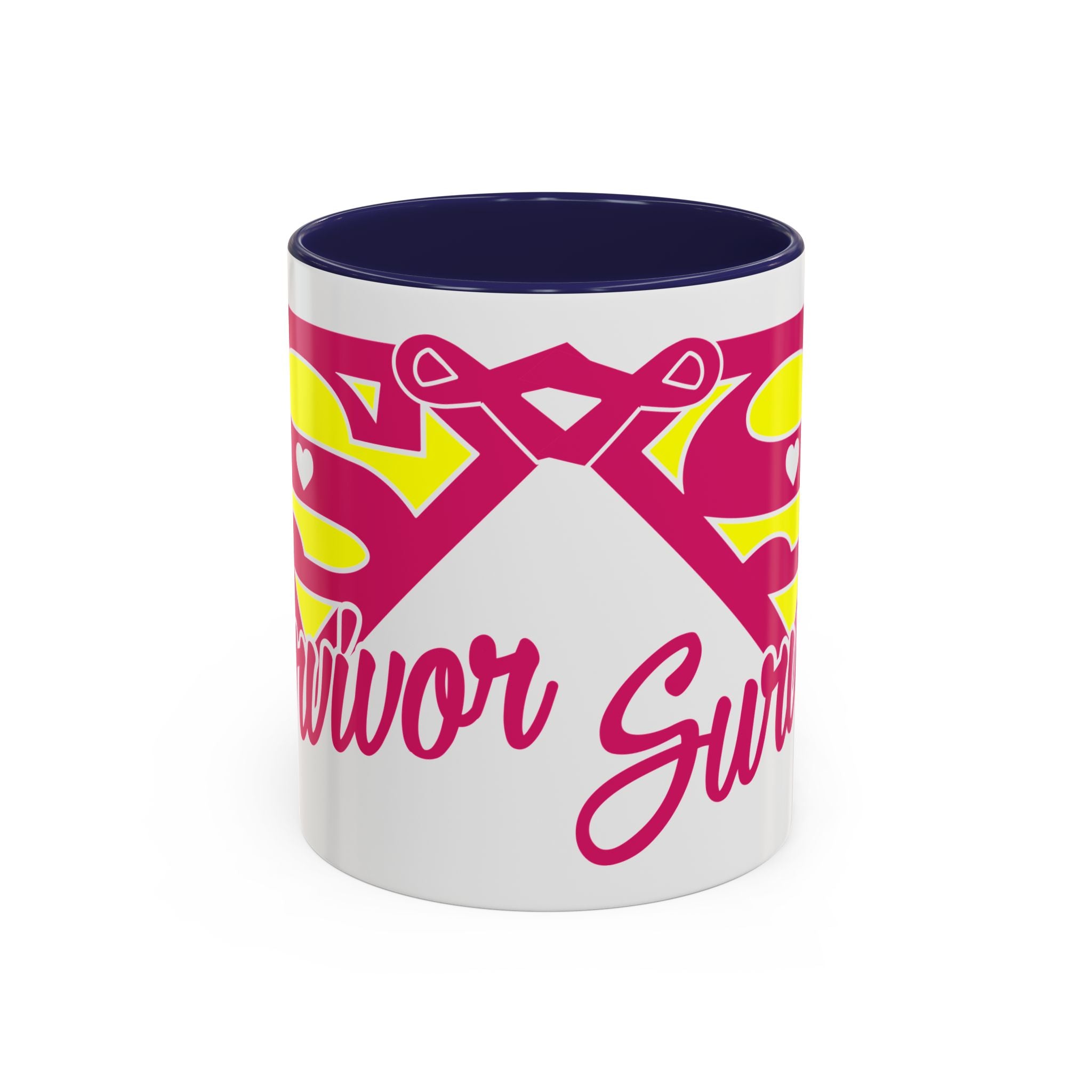 Survivor Mug 11oz & 15oz | Cancer Awareness, Motivational Gift, Empowerment, Superhero Theme, Unique Coffee Cup