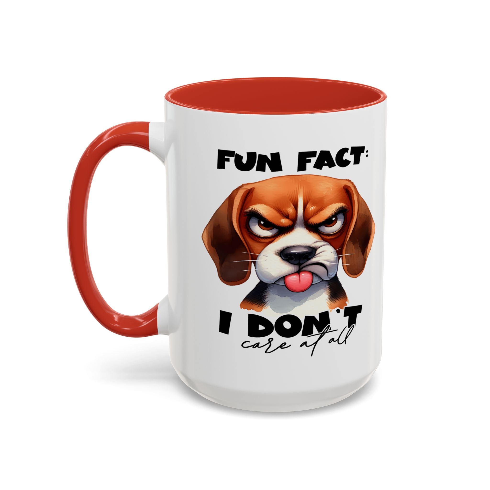 Funny Dog Accent Coffee Mug - Beagle Lover Gift, Pet Owner Present, Unique Animal Mug, Quirky Home Decor, Fun Fact Design