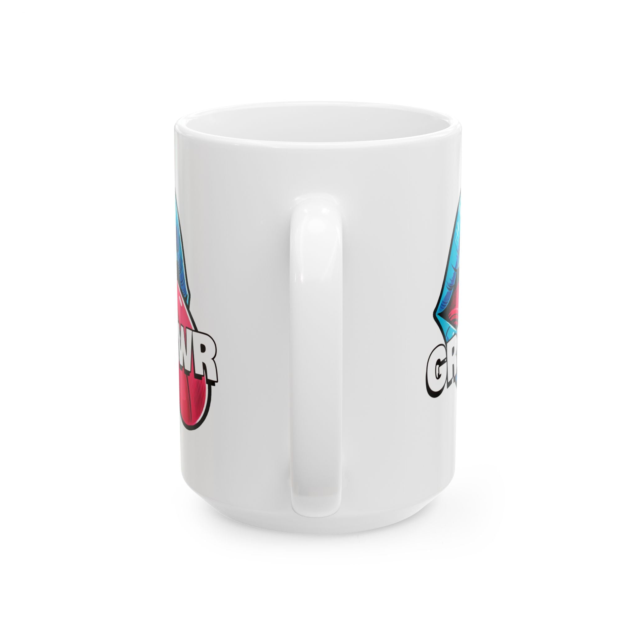 Bold Lip Graphic Ceramic Mug | Fun Coffee Cup for Sassy Coffee Lovers | Perfect Gift for Birthdays, Holidays, or Just Because