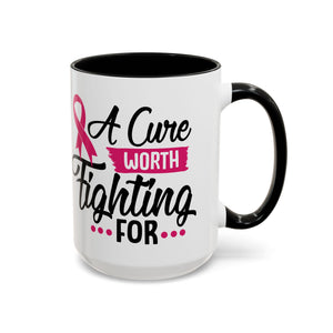 Inspirational Breast Cancer Awareness Mug, Supportive Gift for Fighters, 11oz & 15oz Coffee Cup - Perfect for Fundraisers, Hope, [...]