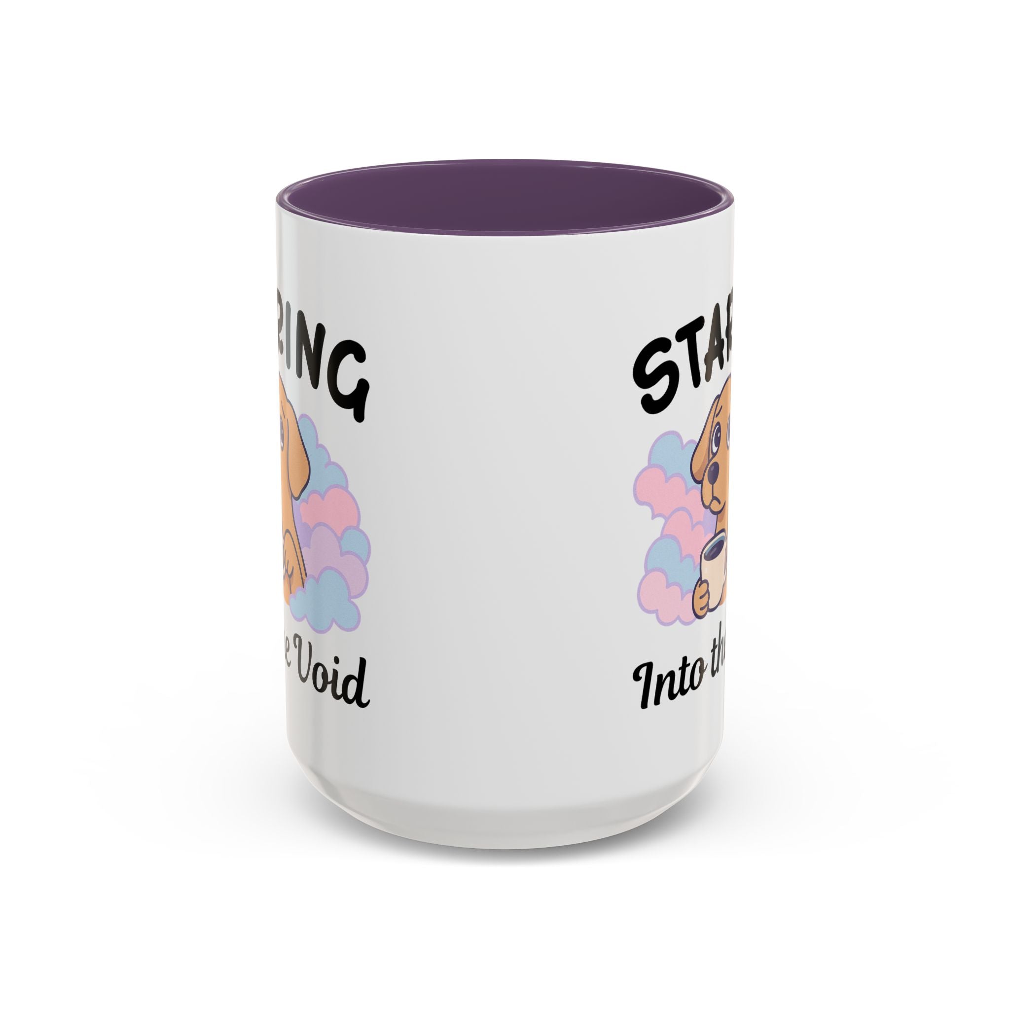 Cute Dog Coffee Mug for Animal Lovers, Staring Into the Void, Fun Gift for Pet Owners, Coffee Lovers, Cute Kitchen Decor