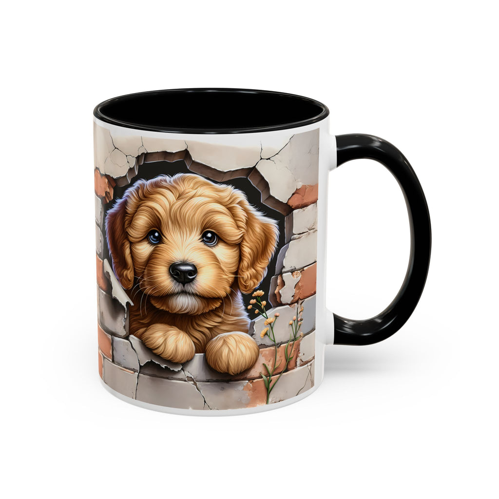 Cute Dog Accent Coffee Mug - Perfect Gift for Pet Lovers, Animal Lovers, Home Decor, Coffee Lovers, Unique Kitchenware
