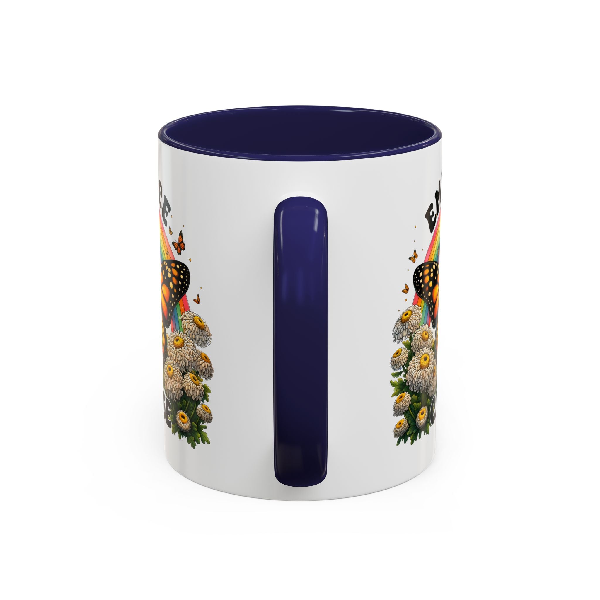 Embrace Change Butterfly Coffee Mug – Inspirational Gift for Nature Lovers