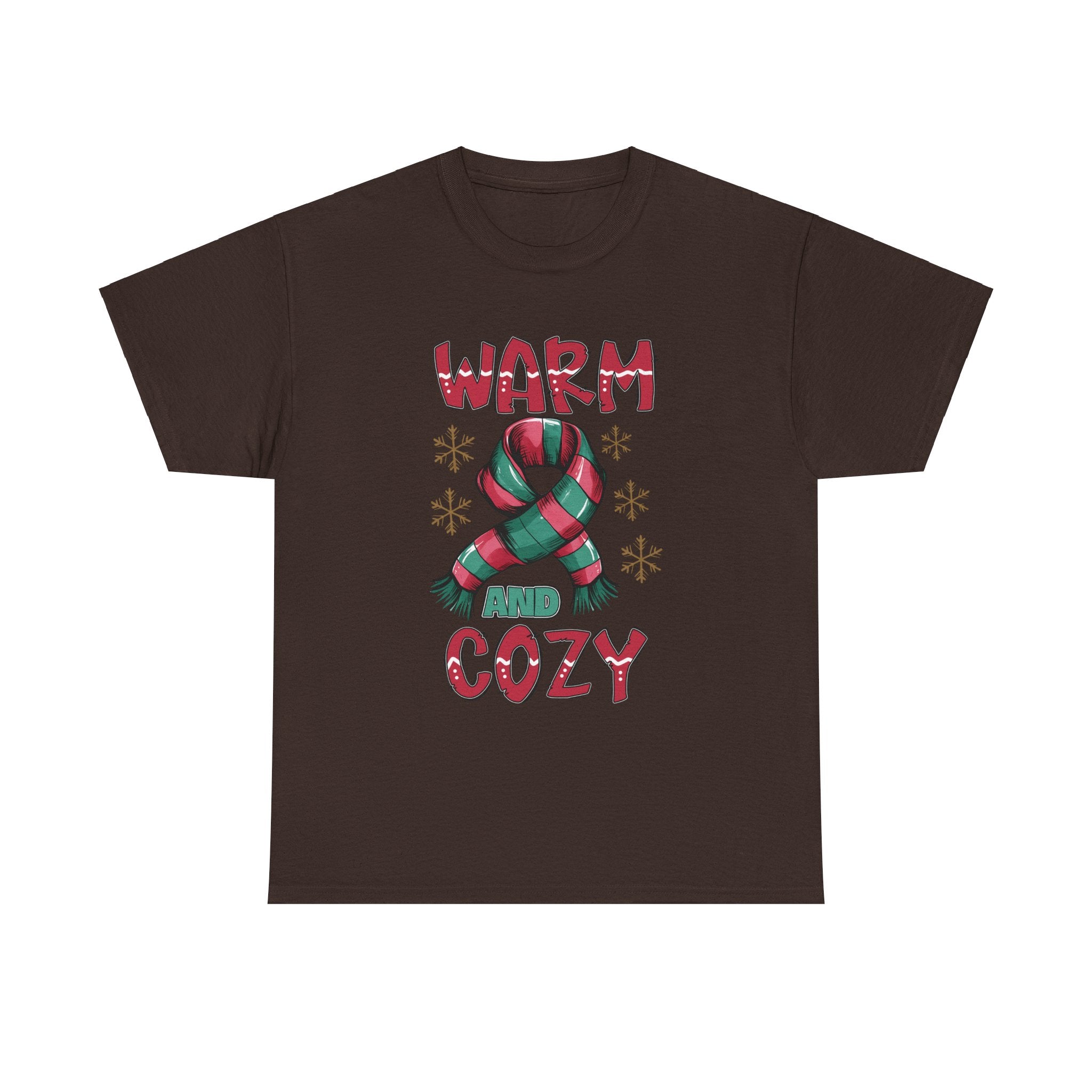 christmas warm and cozy Unisex Heavy Cotton Tee men women