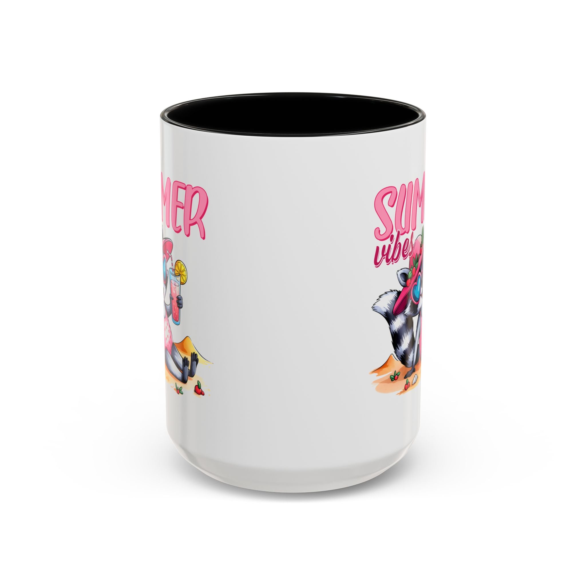Summer Vibes Accent Coffee Mug - Fun & Colorful Design for Relaxing Moments