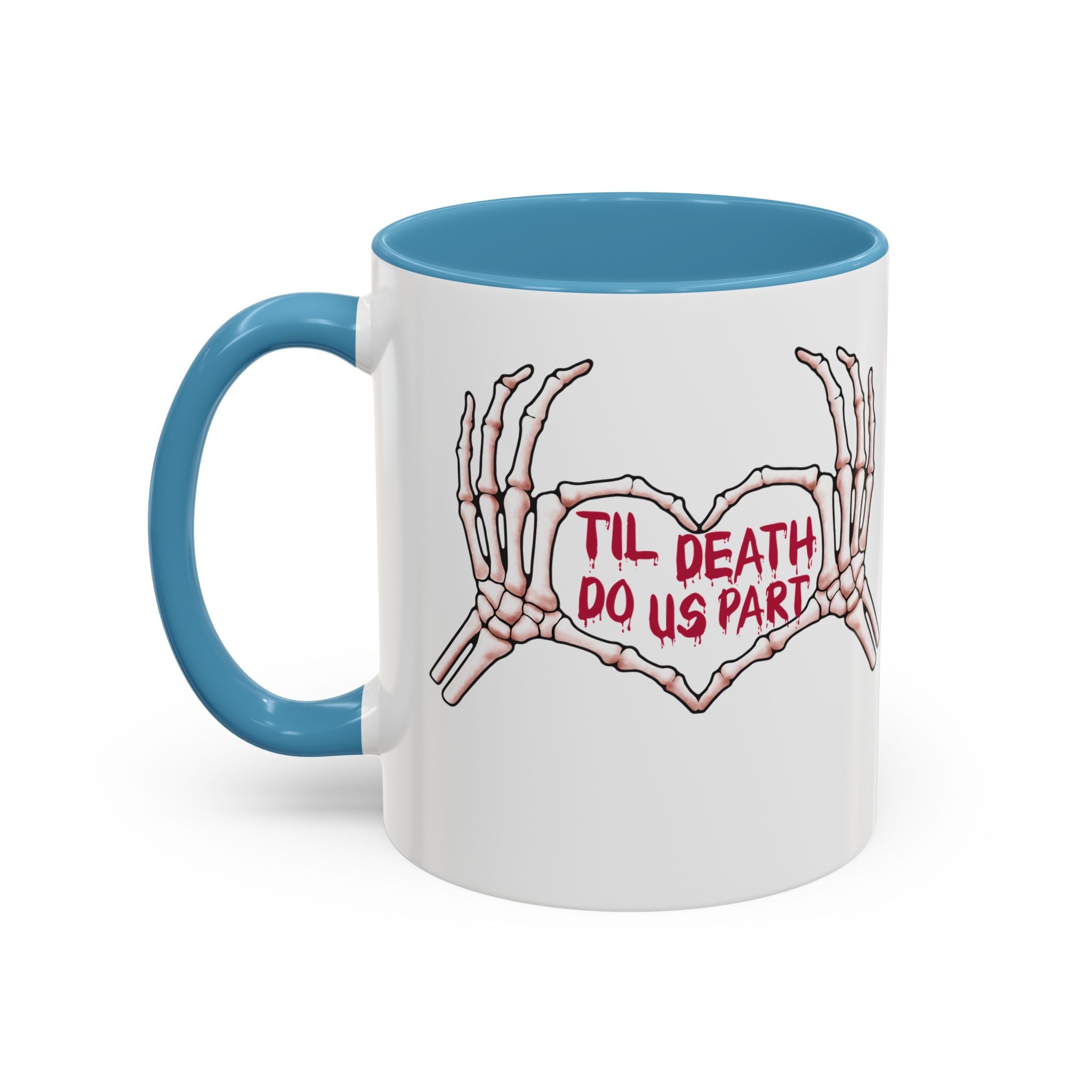 Til Death Do Us Part Skeleton Hands Coffee Mug