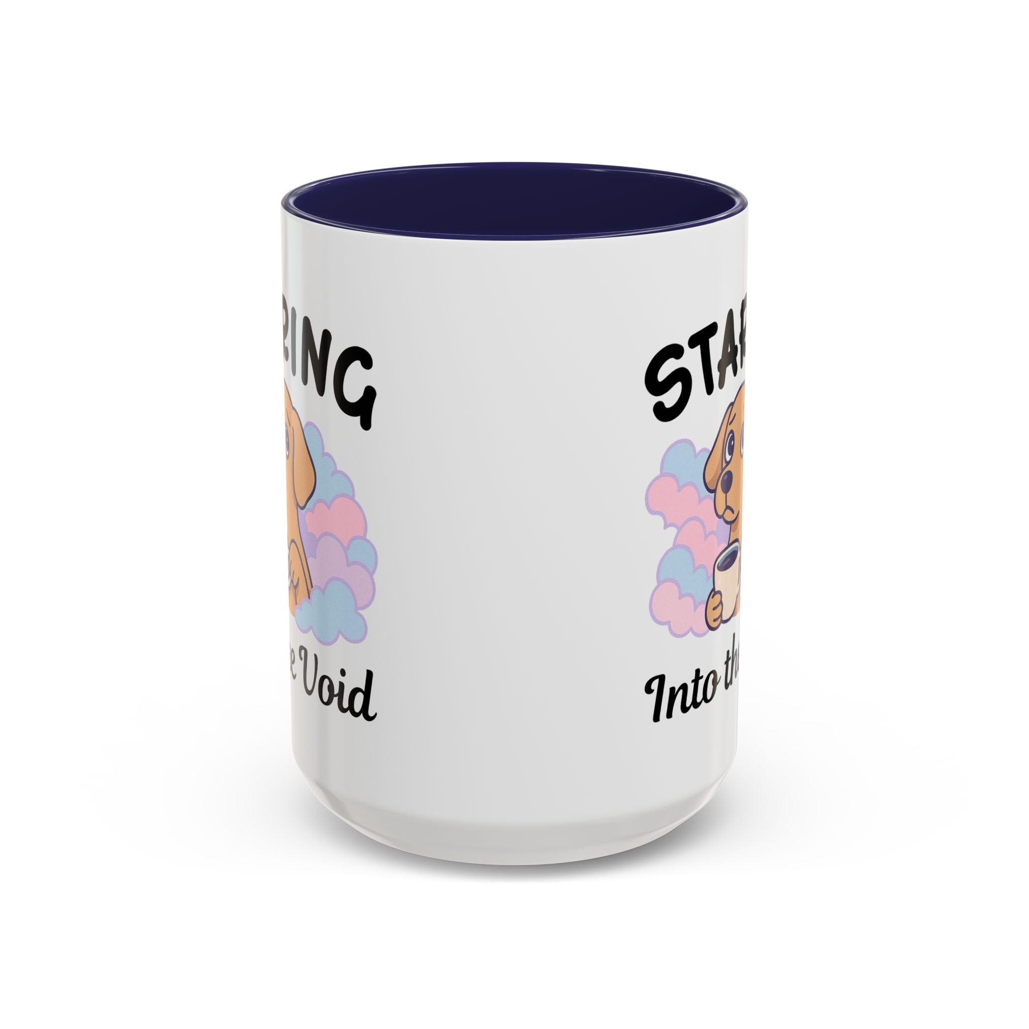 Cute Dog Coffee Mug for Animal Lovers, Staring Into the Void, Fun Gift for Pet Owners, Coffee Lovers, Cute Kitchen Decor