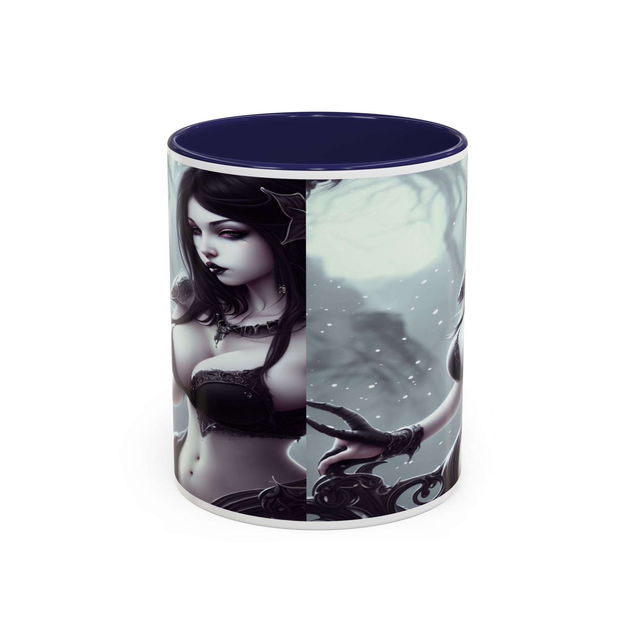 sexy busty woman Gothic Fantasy Coffee Mug – 11oz & 15oz Sculpted Design horror art
