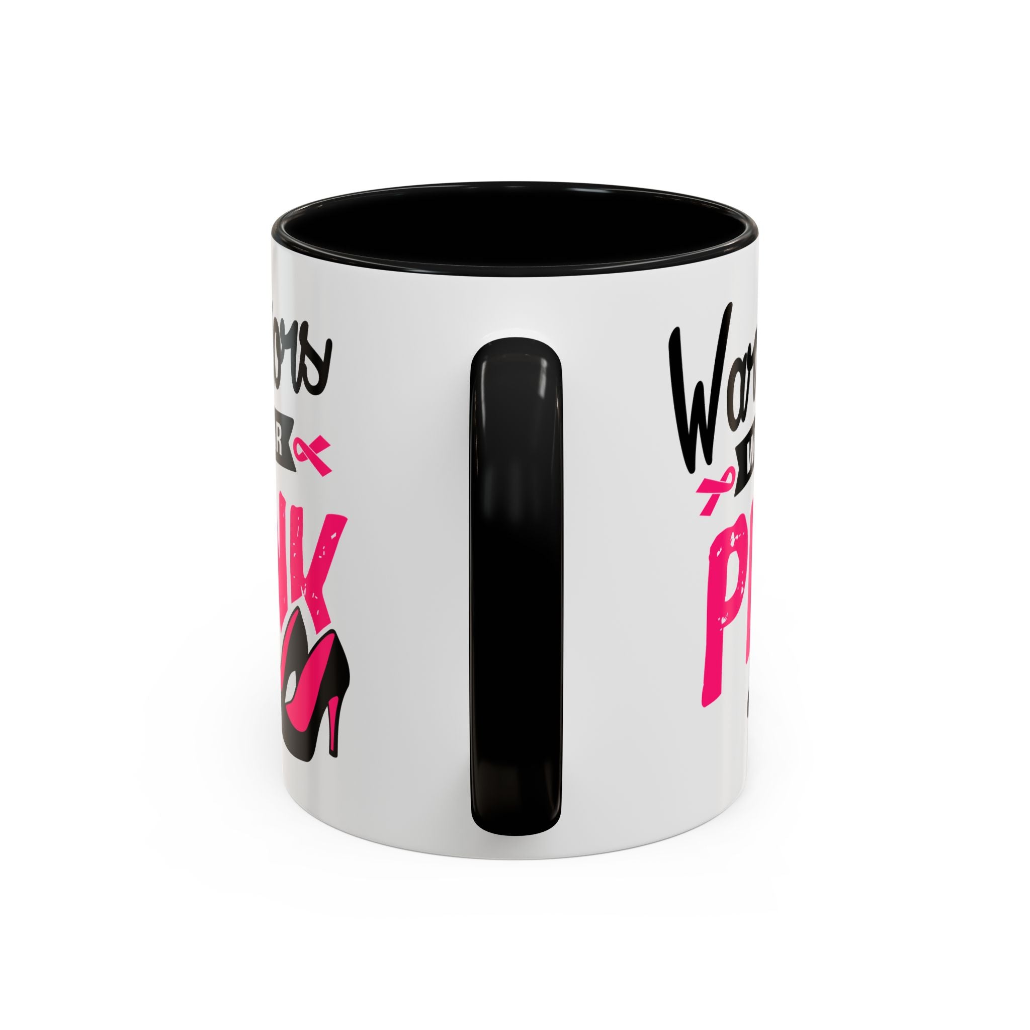 Breast Cancer Awareness Coffee Mug, Inspirational Gift, Warrior Mug, Pink Ribbon Awareness, Supportive Beverage Cup