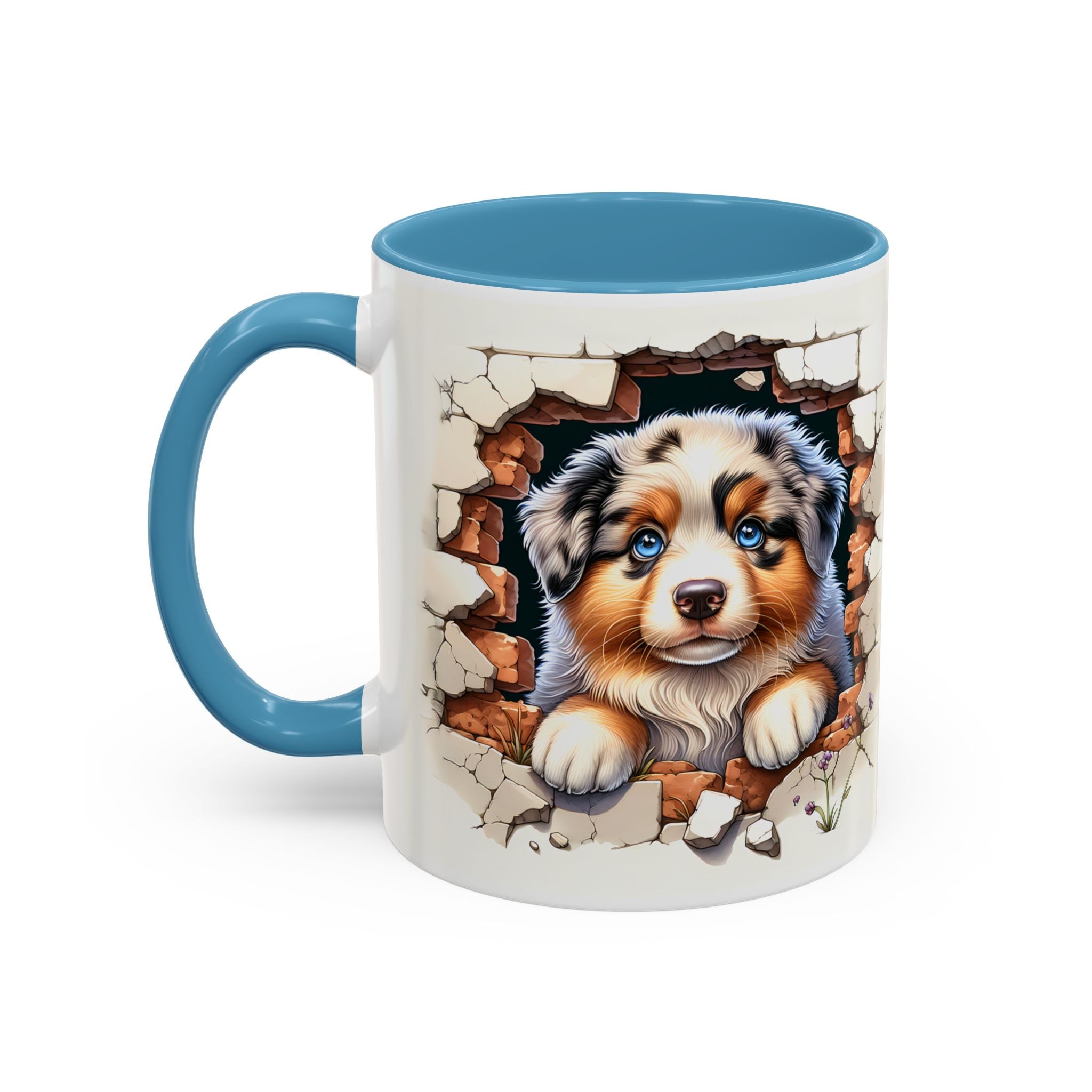 Cute Puppy Accent Coffee Mug - Perfect Gift for Dog Lovers, Unique Pet Lover Mug, Mother’s Day, Birthday, Home Decor