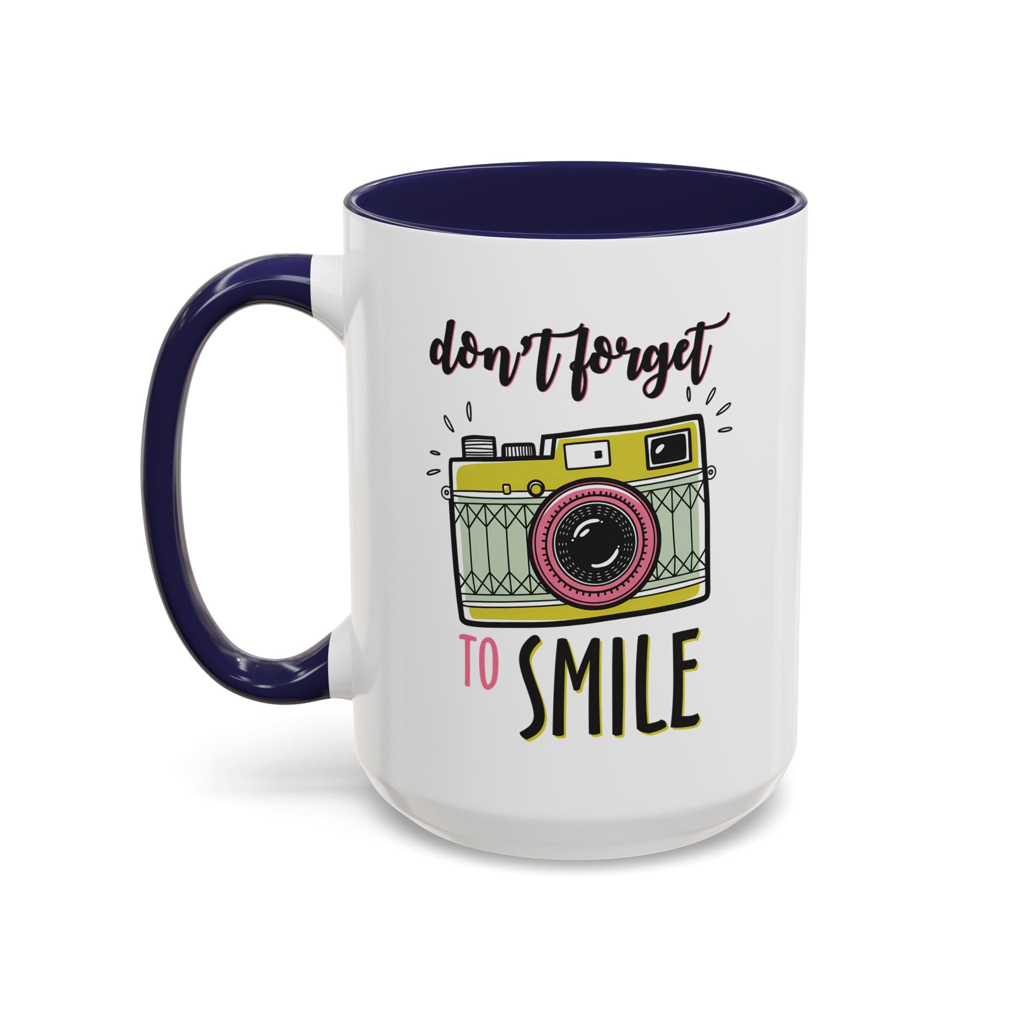 Inspirational Coffee Mug - 'Don't Forget to Smile' mental health