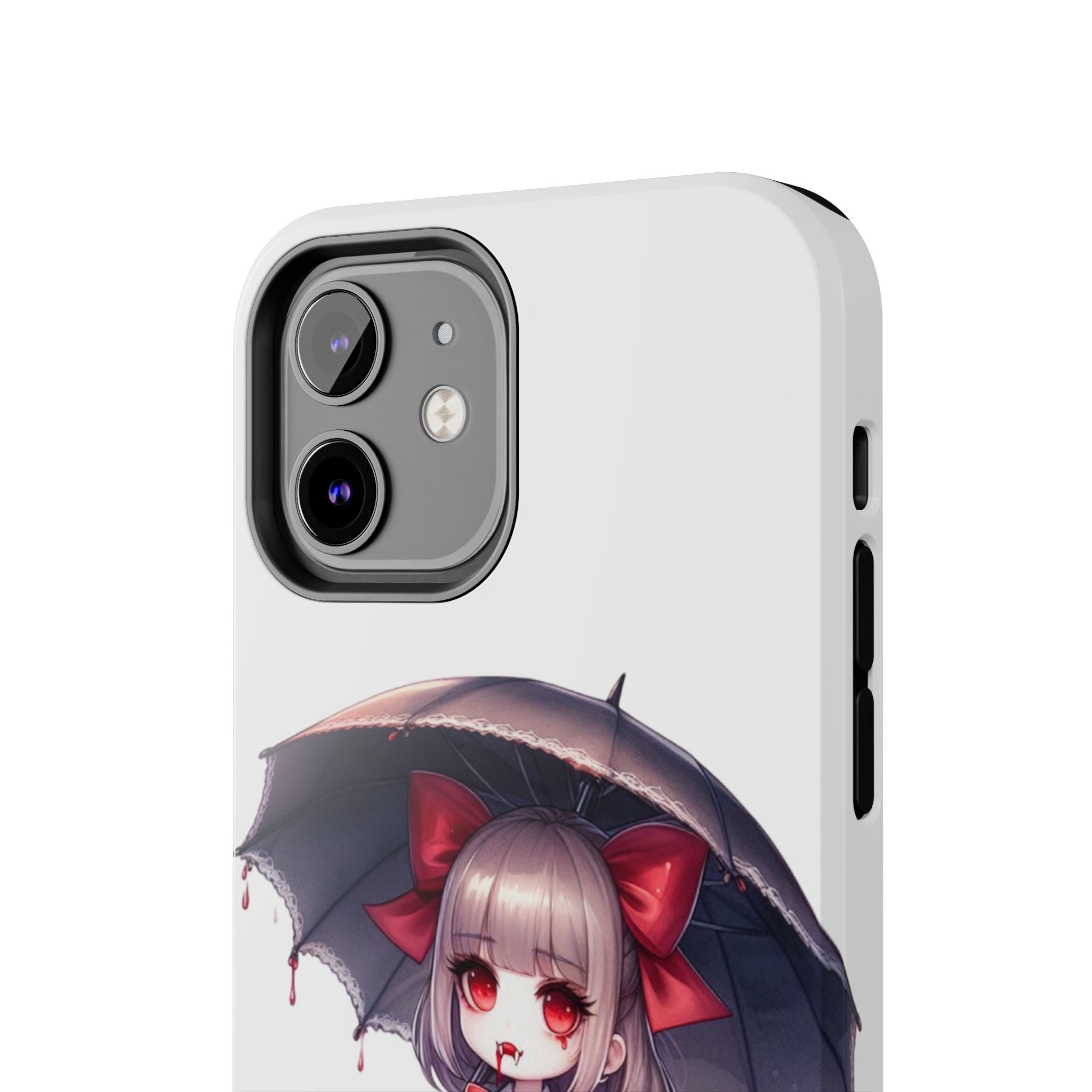 vampire girl horror art Tough Phone Cases