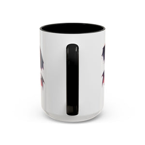 Gothic vampire girl  horror art Accent Coffee Mug (11, 15oz)