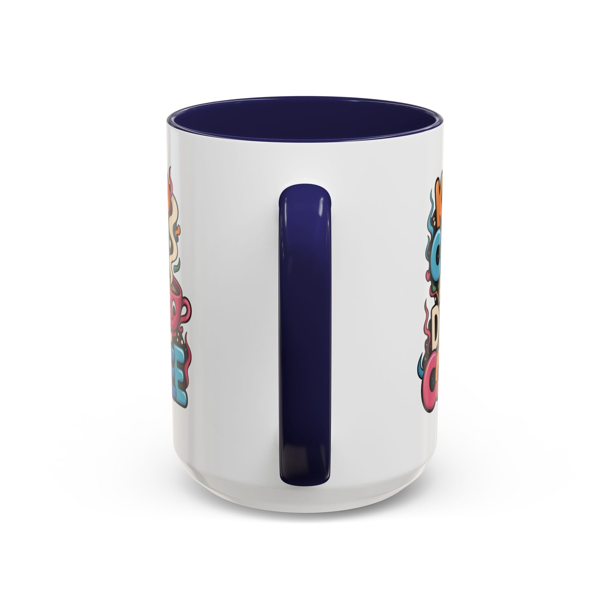 Keep Calm and Drink Coffee Mug - Fun Colorful Ceramic Coffee Cup funny
