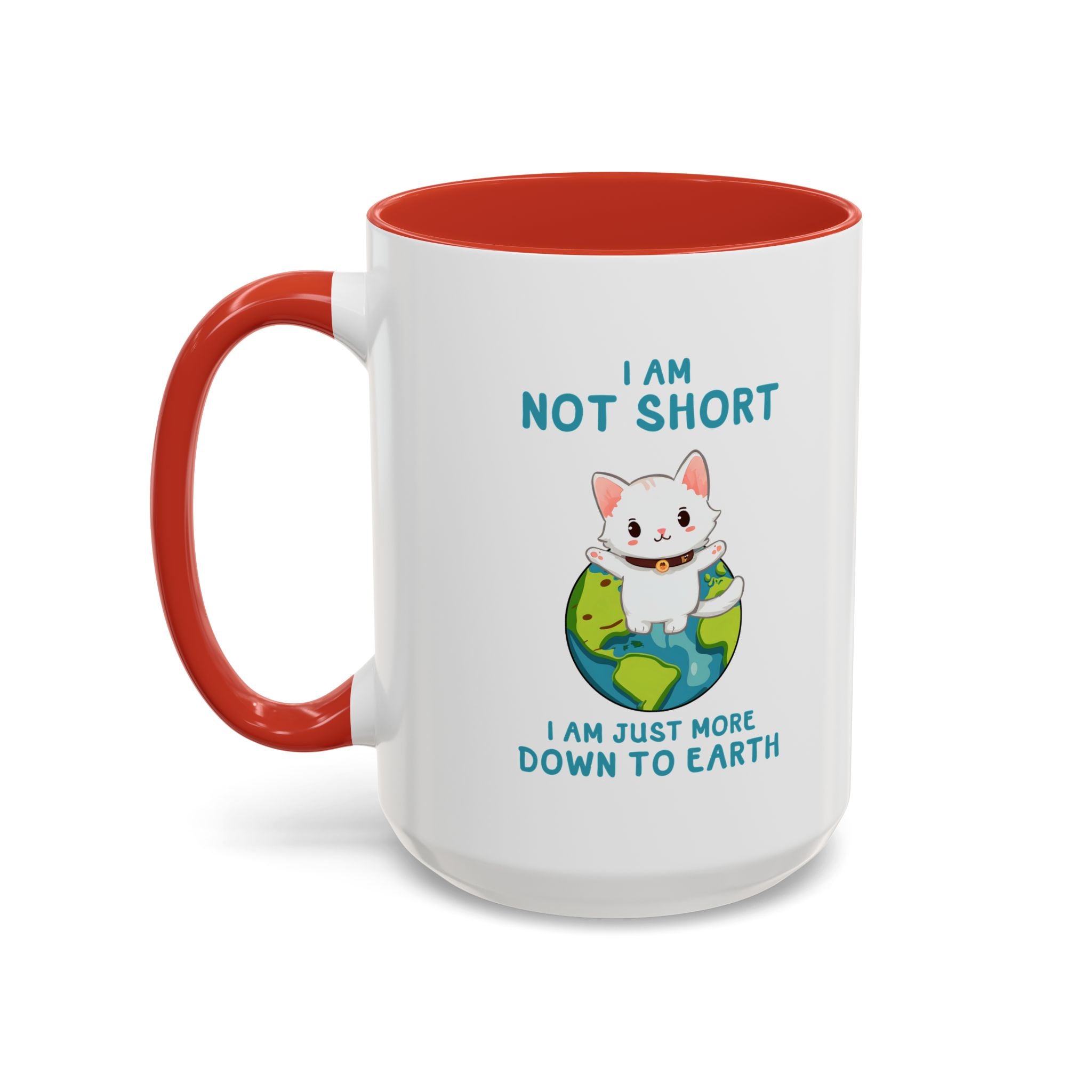 Cute Down to Earth Cat Coffee Mug - Perfect Gift for Cat Lovers