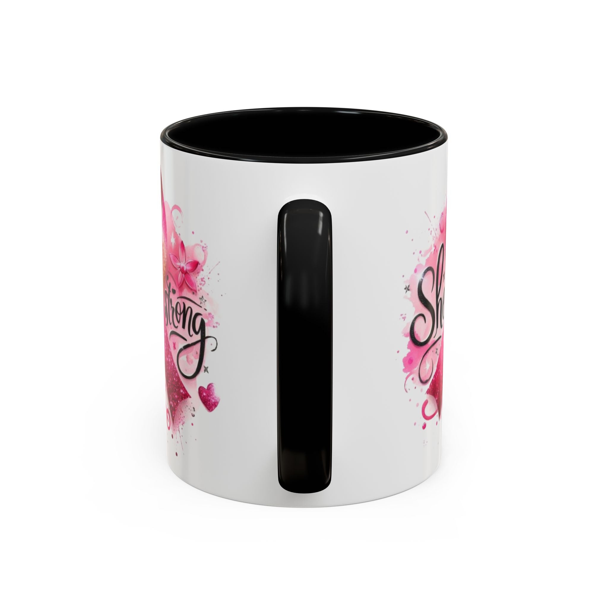 Empowering Pink Ribbon Coffee Mug - Gift for Survivors, Breast Cancer Awareness, Motivational Mug, Inspirational Drinkware, Self-Care Gift