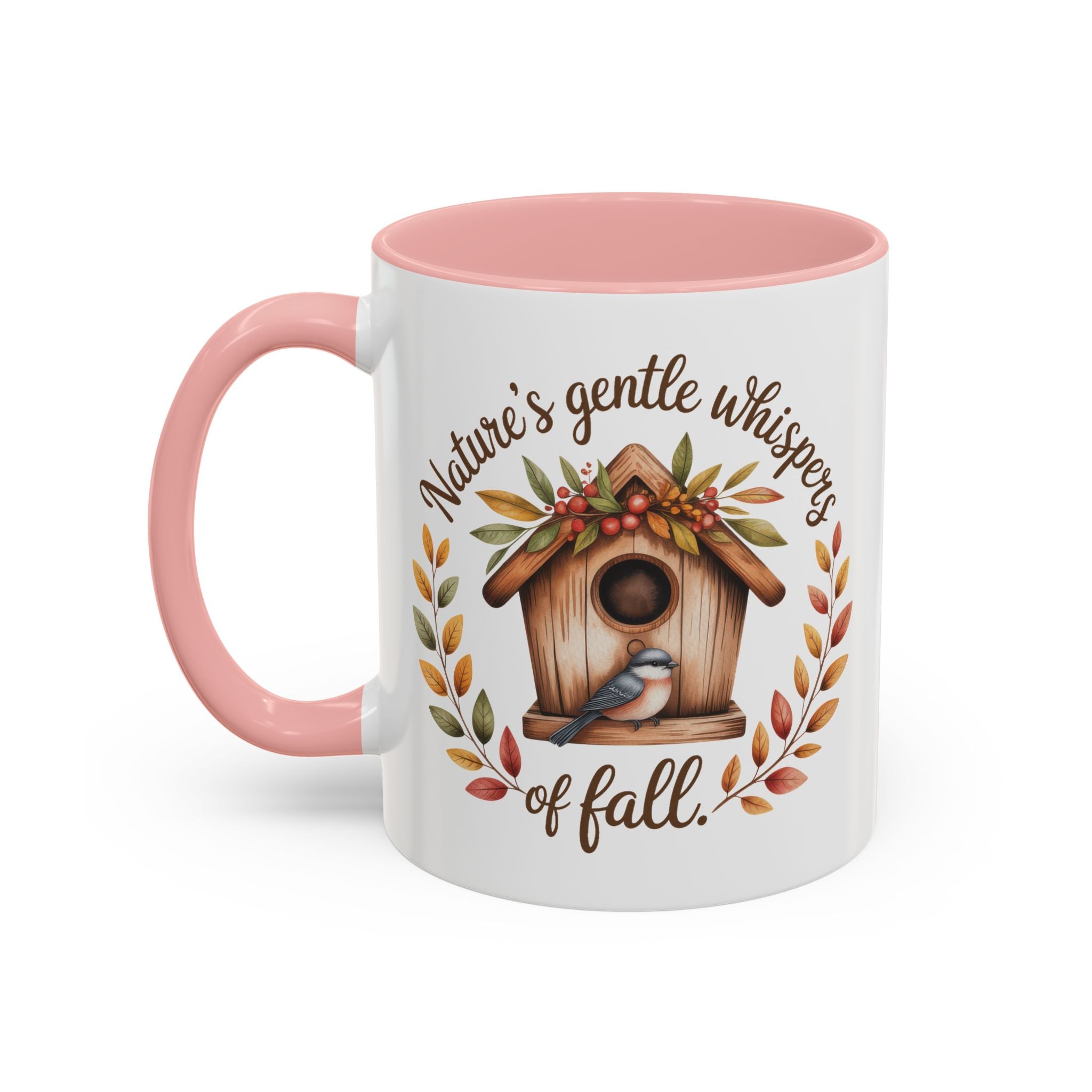Nature's Gentle Whispers Fall Coffee Mug nature lovers cup