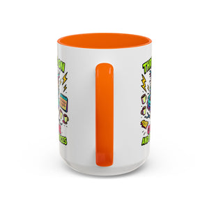 Thriving on Caffeine Mug | Funny Owl Coffee Cup | Gift for Coffee Lovers | Cute Kitchen Decor | Birthday, Holiday Gift