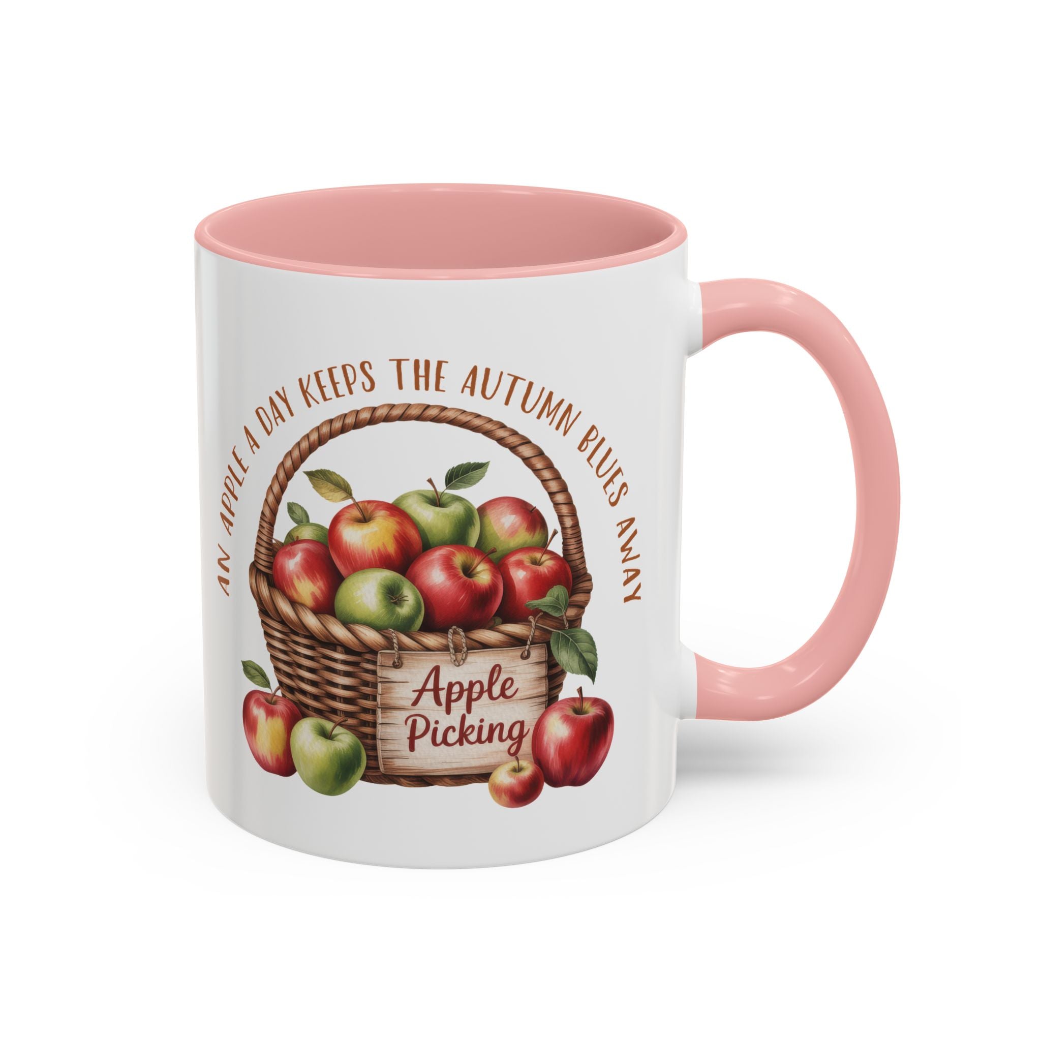 Autumn Apple Picking Coffee Mug - 11 and 15oz - Perfect Gift for Fall Lovers