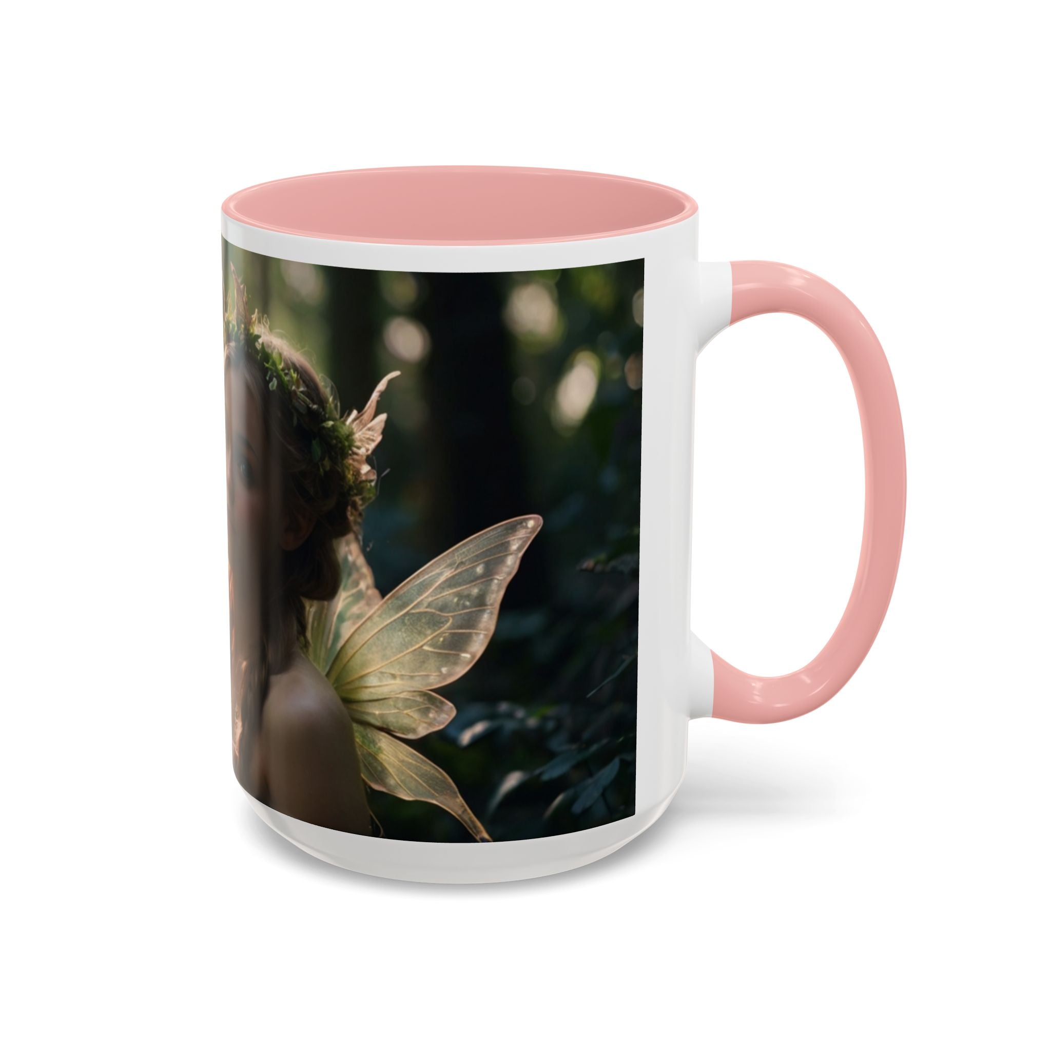 Fairy Forest Accent Coffee Mug - Enchanting Design for Nature Lovers