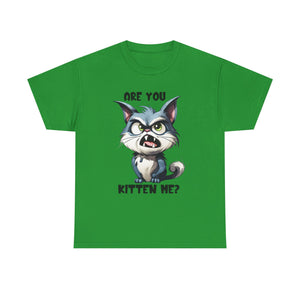 Are You Kitten Me? Cat Lover Tee, Funny T-Shirt, Gift for Cat Owners, Unisex Cotton Tee, Cute Kitten Shirt, Pet Lovers Apparel