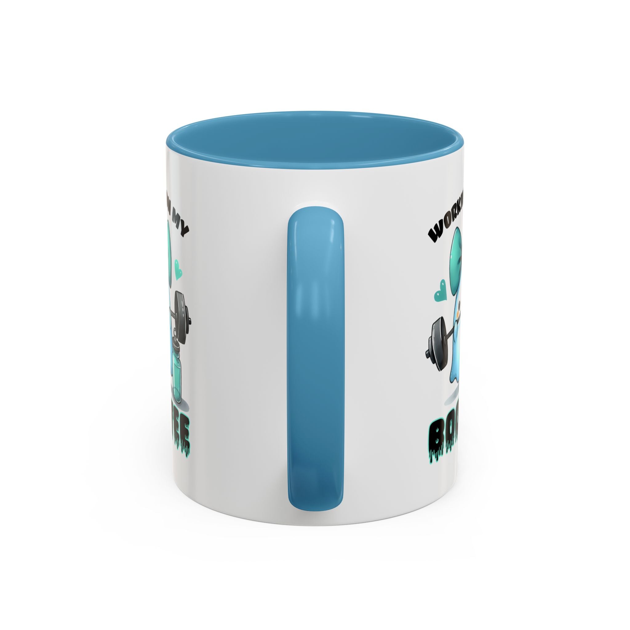 Fitness Motivation Coffee Mug, Workout Gift, Gym Decor, Boo-Tee Lover's Cup, Cute Ghost Mug