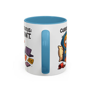 Chill Vibes Coffee Mug, Perfect for Lazy Days, Gift for Homebodies, Quirky Coffee Lover, Fun Desk Accessory, Work from Home Essentials