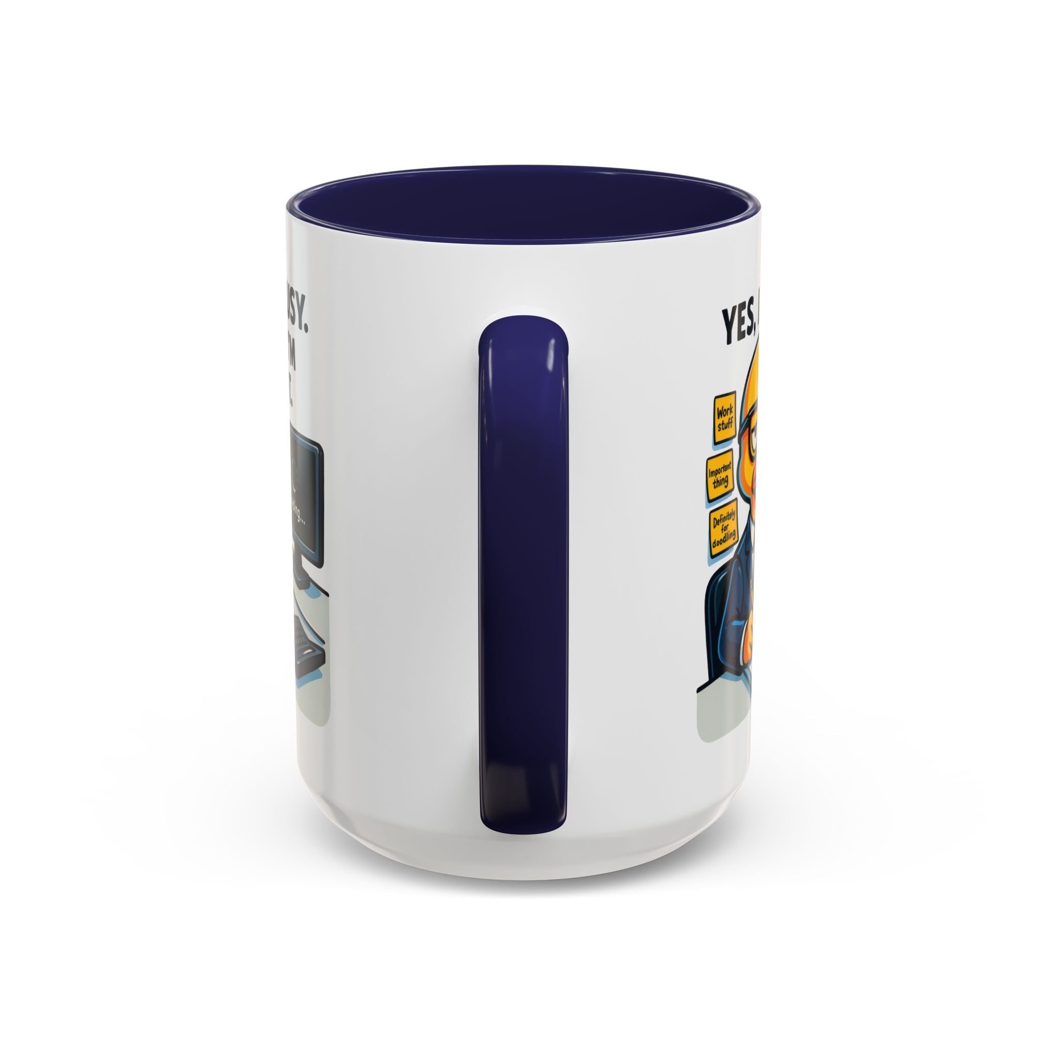 Funny Office Mug, Quirky Coffee Cup, Duck Humor Mug, Gift for Coworkers, Cute Desk Mug