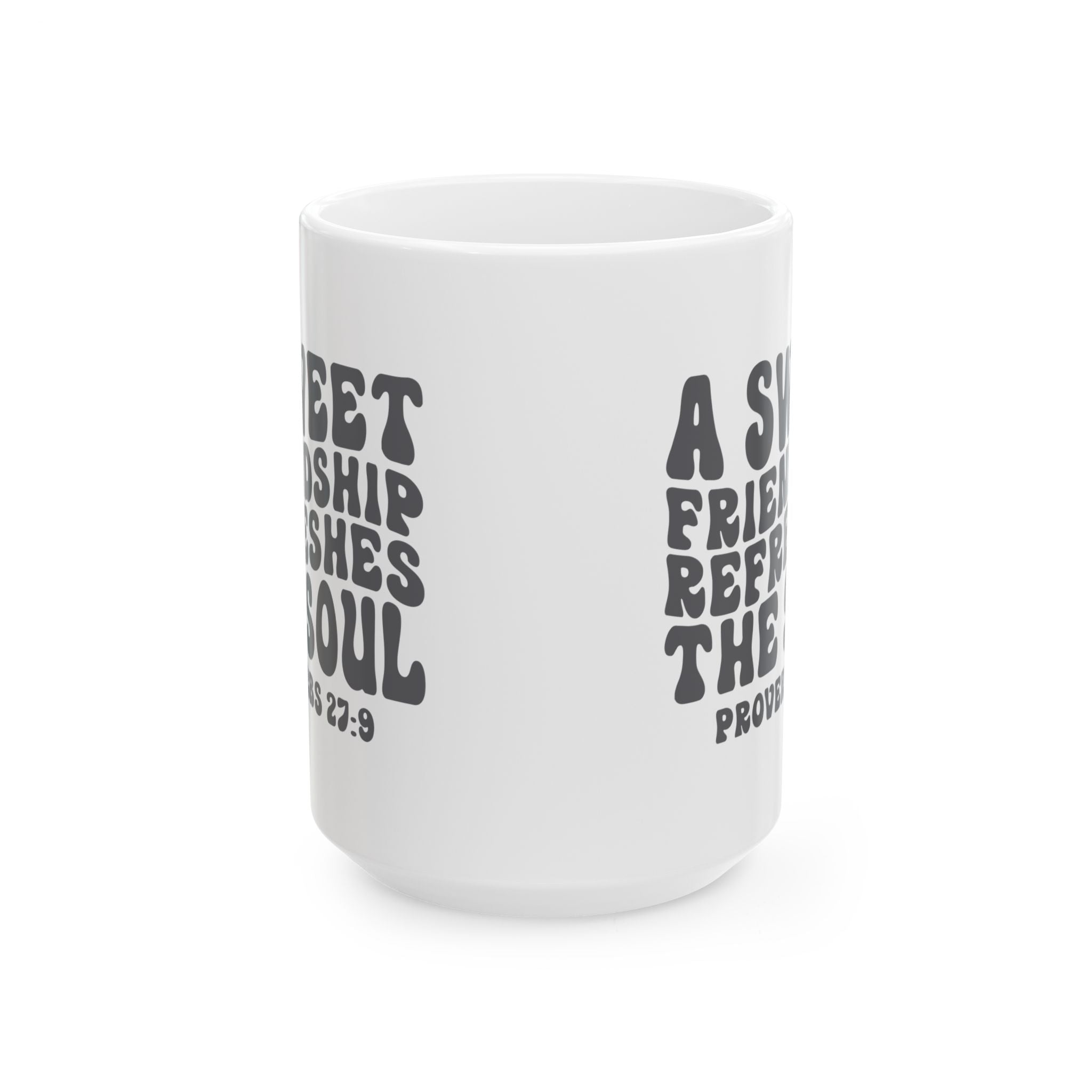 Friendship coffee Mug | Gift for Friends, Inspirational Coffee Cup, Bible Verse Mug, Encouragement Mug, Friendship Quote Mug