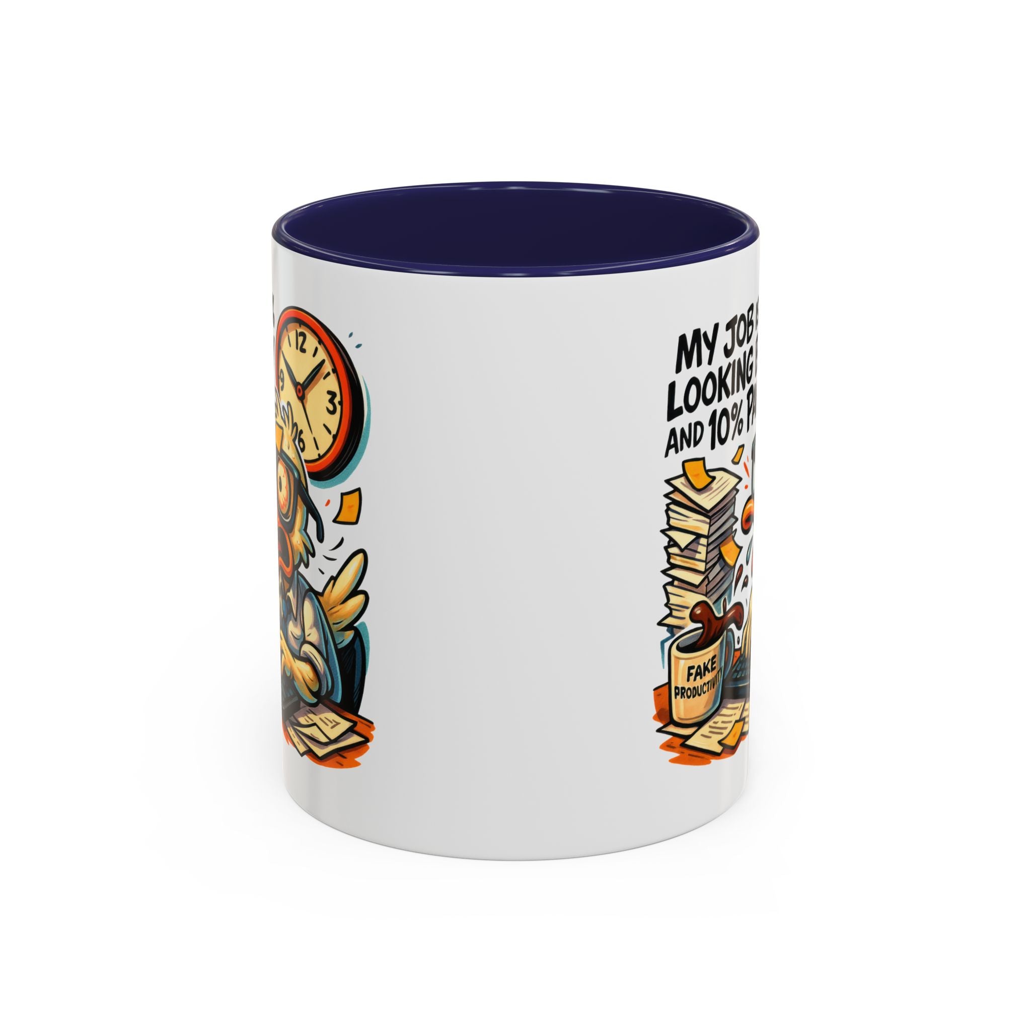 Funny Office Duck Coffee Mug | Perfect Gift for Office Workers, Desk Jokes, Humor, Funny Barista Mug, Creative Gift Idea