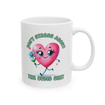 Floral Ceramic Mug - Perfect Gift for Garden Lovers, Birthday, Mother's Day, Inspirational Tea Coffee Cup