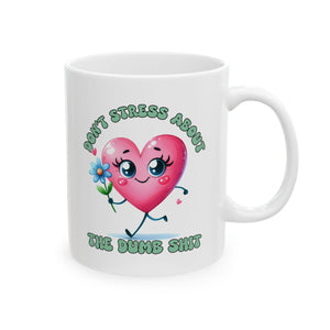 Floral Ceramic Mug - Perfect Gift for Garden Lovers, Birthday, Mother's Day, Inspirational Tea Coffee Cup