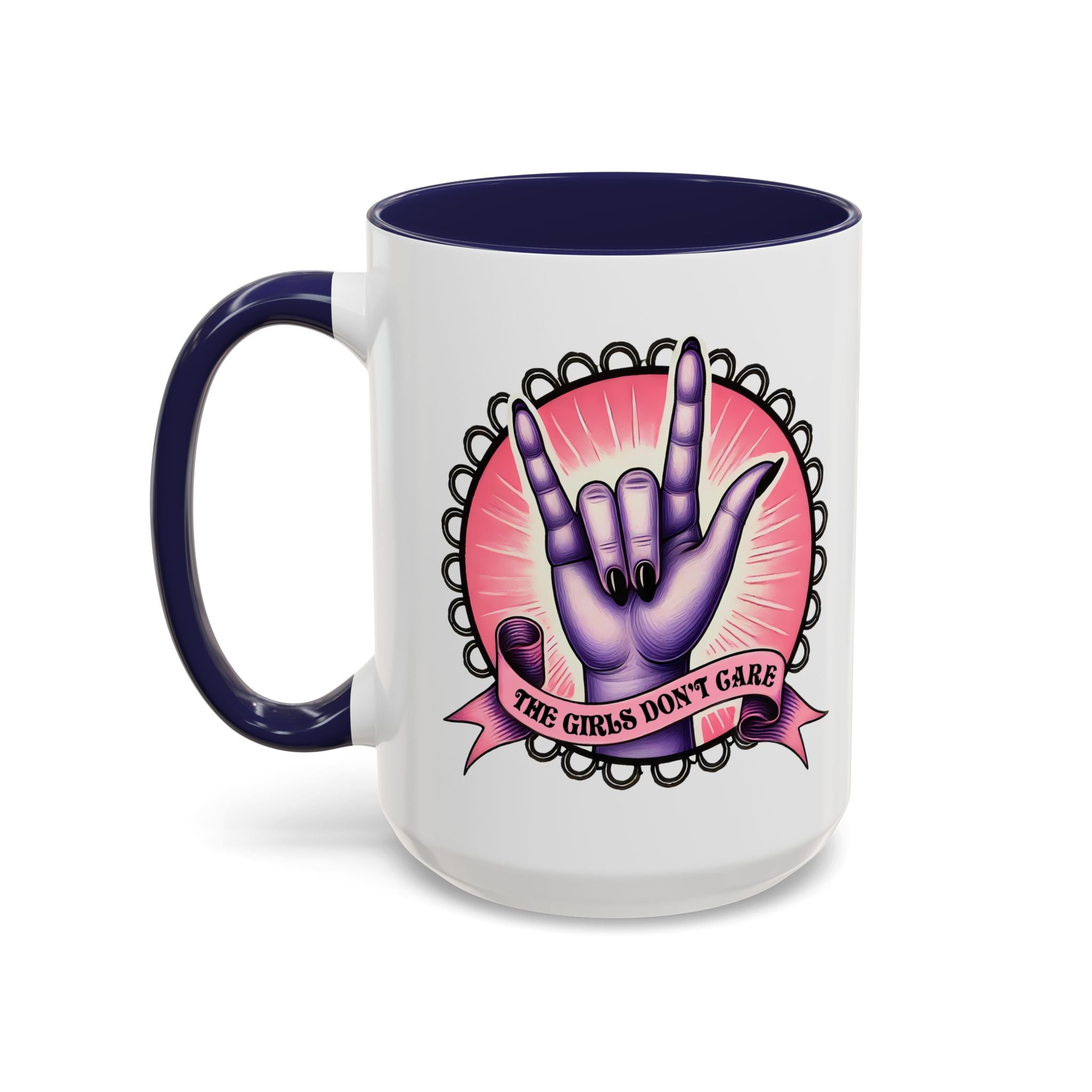 Rock 'n' Roll Accent Coffee Mug - Perfect for Music Lovers, Gift for Her, Unique Office Mug, Fun Coffee Cup, Empowering Gift Idea