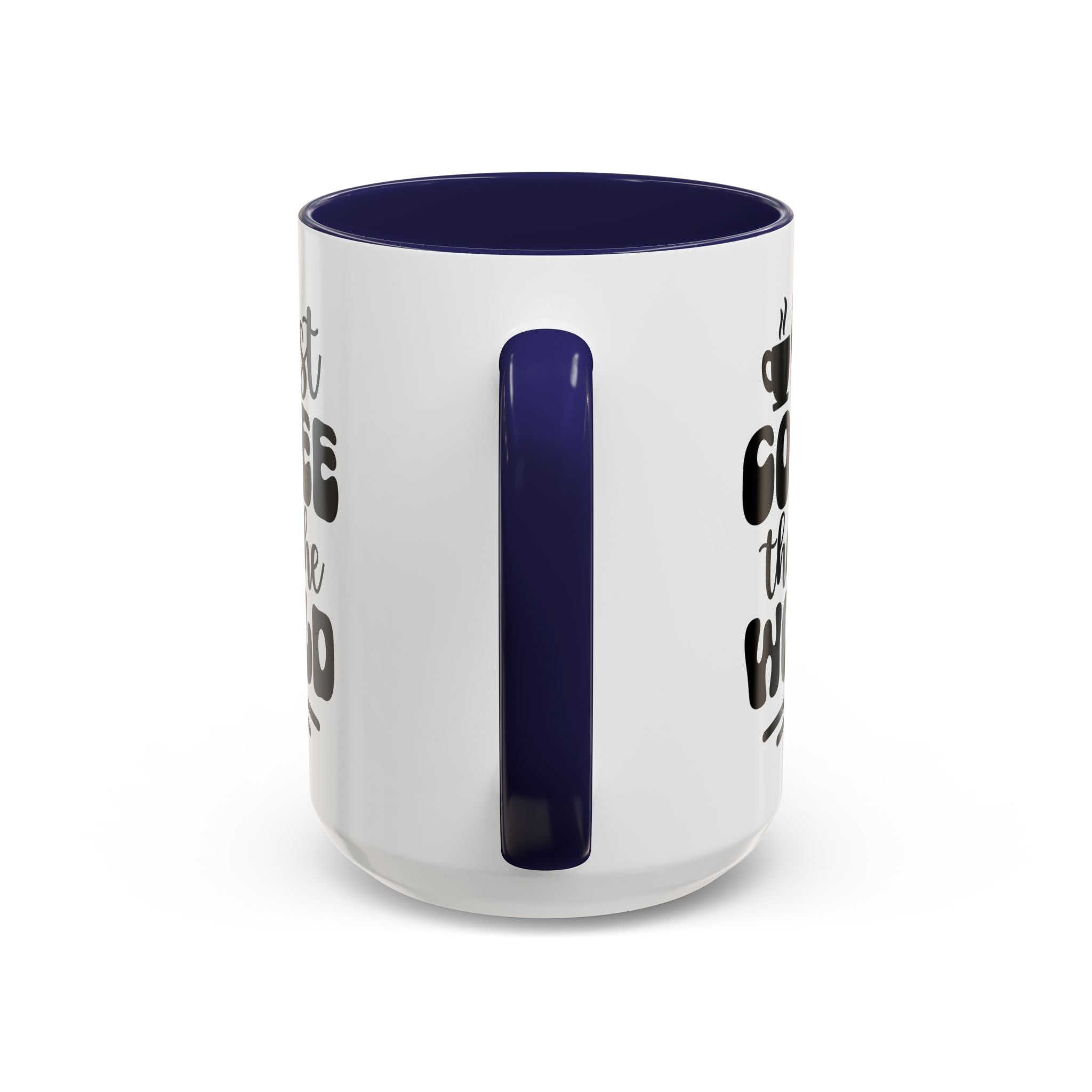 First Coffee Then the World - Stylish Accent Coffee Mug for Coffee Lovers, Gift for Friends, Kitchen Decor, Office Mug, Holiday Present