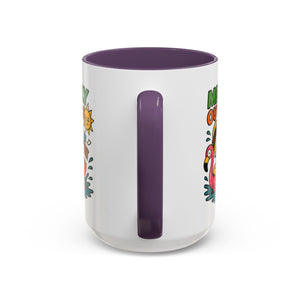 Fun Summer Coffee Mug, Quirky Gift for Beach Lovers, Office Humor Mug, Relaxation, Vacation, Cute Animal Design