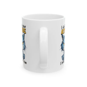 funny cat attitude coffee Mug: "Love Your Attitude"  Coffee Cup, Cat Lover Gift, Pet Owner Mug, Unique  Drinkware, Gift for Pet Lovers