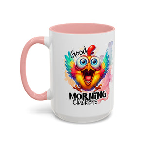 good Morning Mug with Cheerful Rooster Design - Perfect for Coffee Lovers, Gifting, Morning Routine, Kitchen Decor, Bird Enthusiasts
