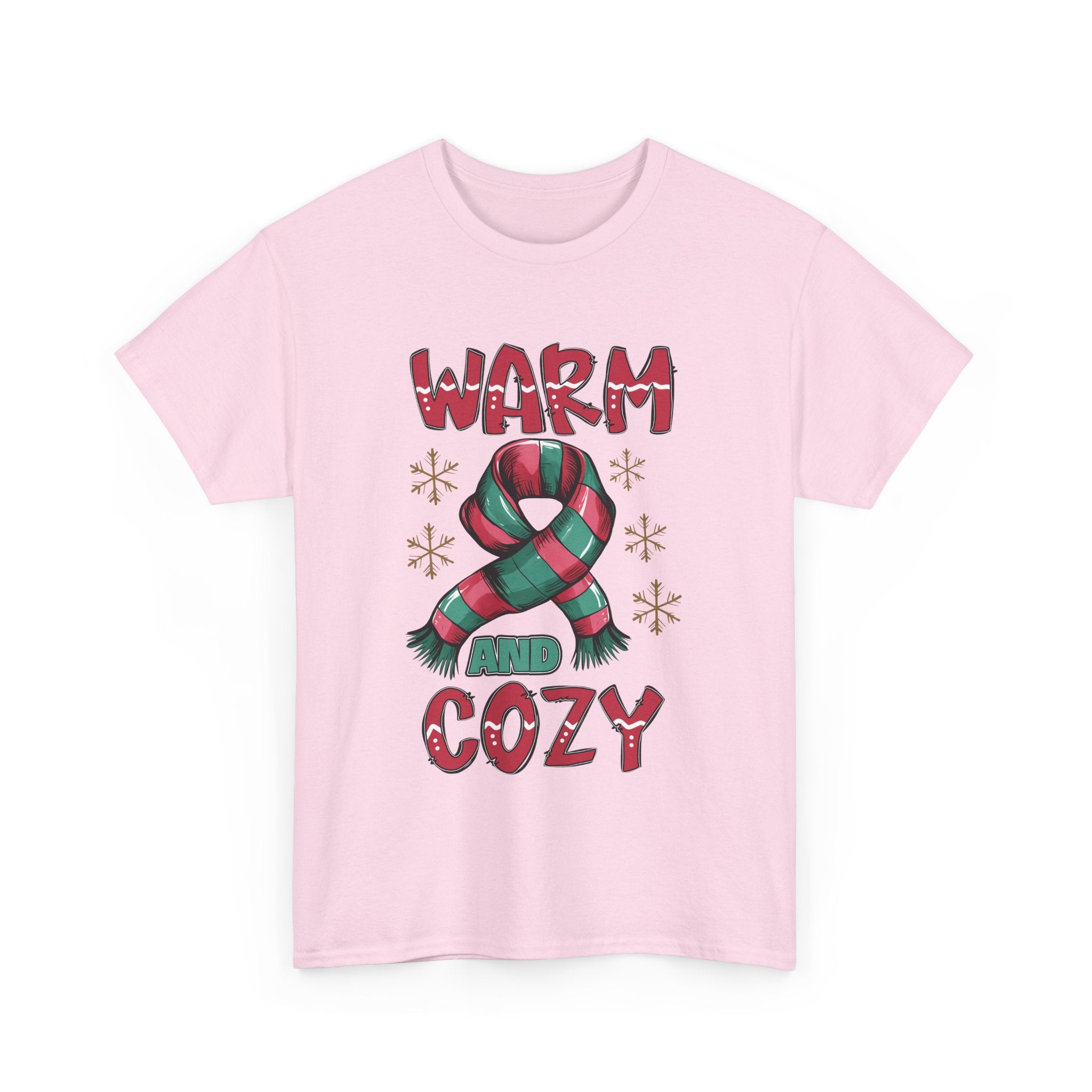 christmas warm and cozy Unisex Heavy Cotton Tee men women