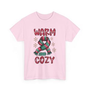 christmas warm and cozy Unisex Heavy Cotton Tee men women
