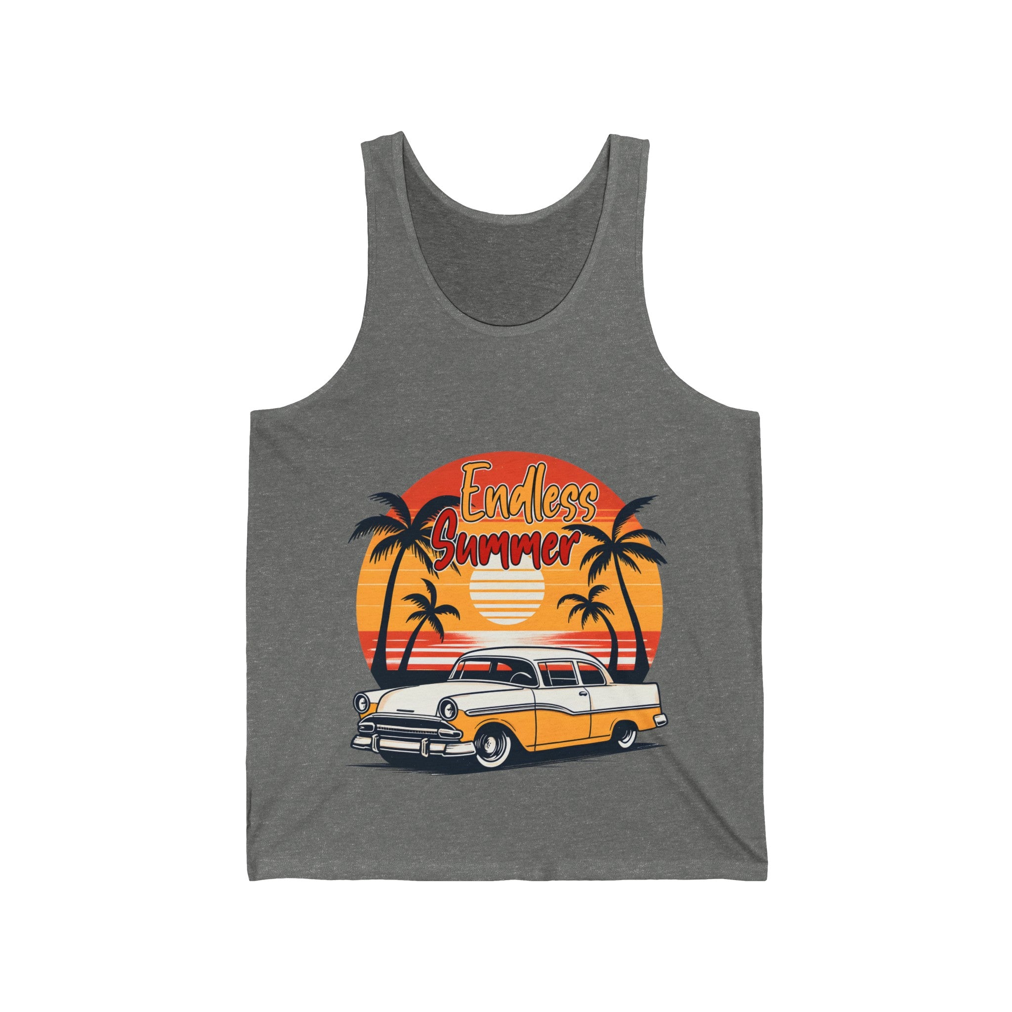 endless summer retro beach Unisex Jersey Tank by mrdragonsfire