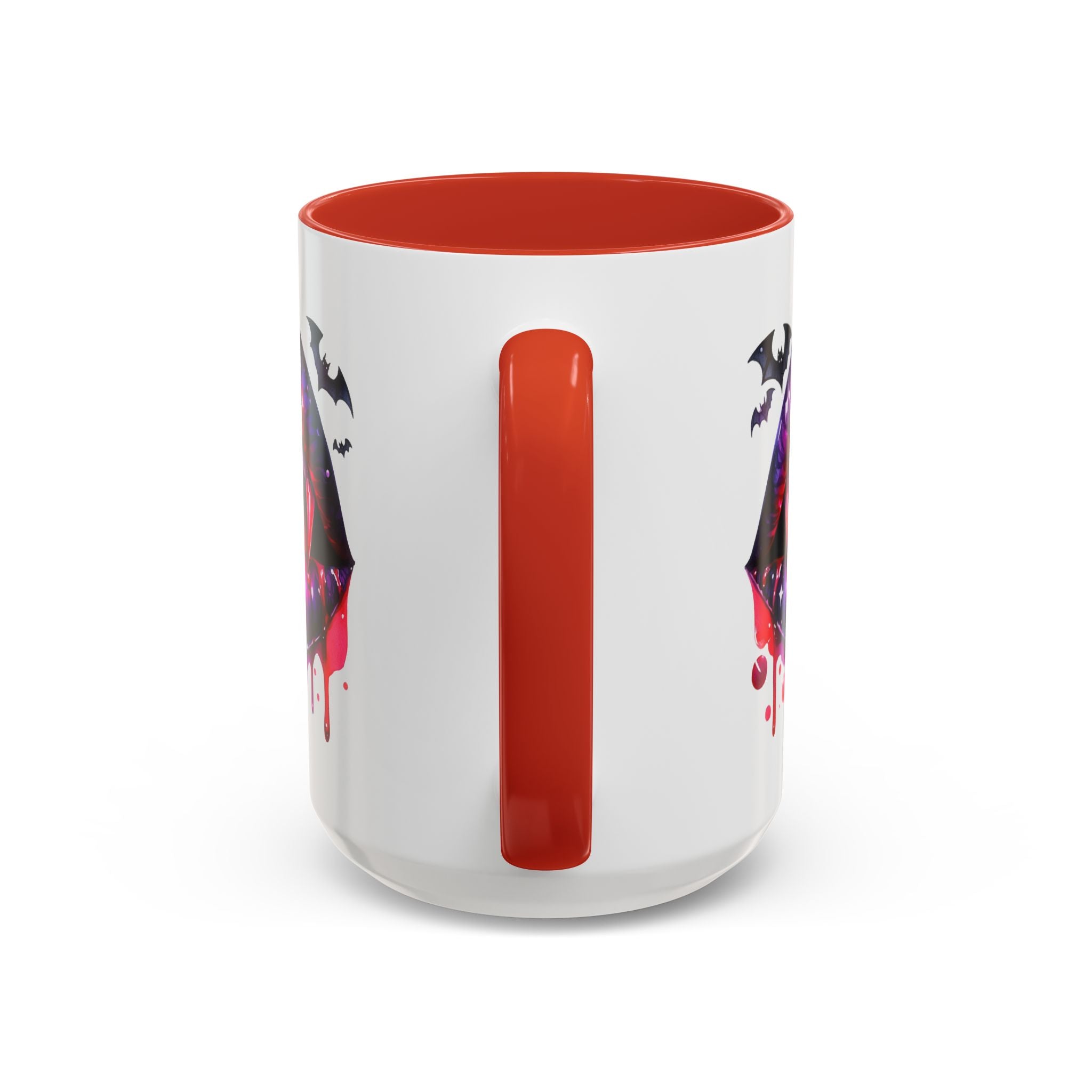 Gothic Vampire Coffee Mug, Halloween Mug, Dark Aesthetic, bats, Spooky Home Decor, Unique Coffee Cup