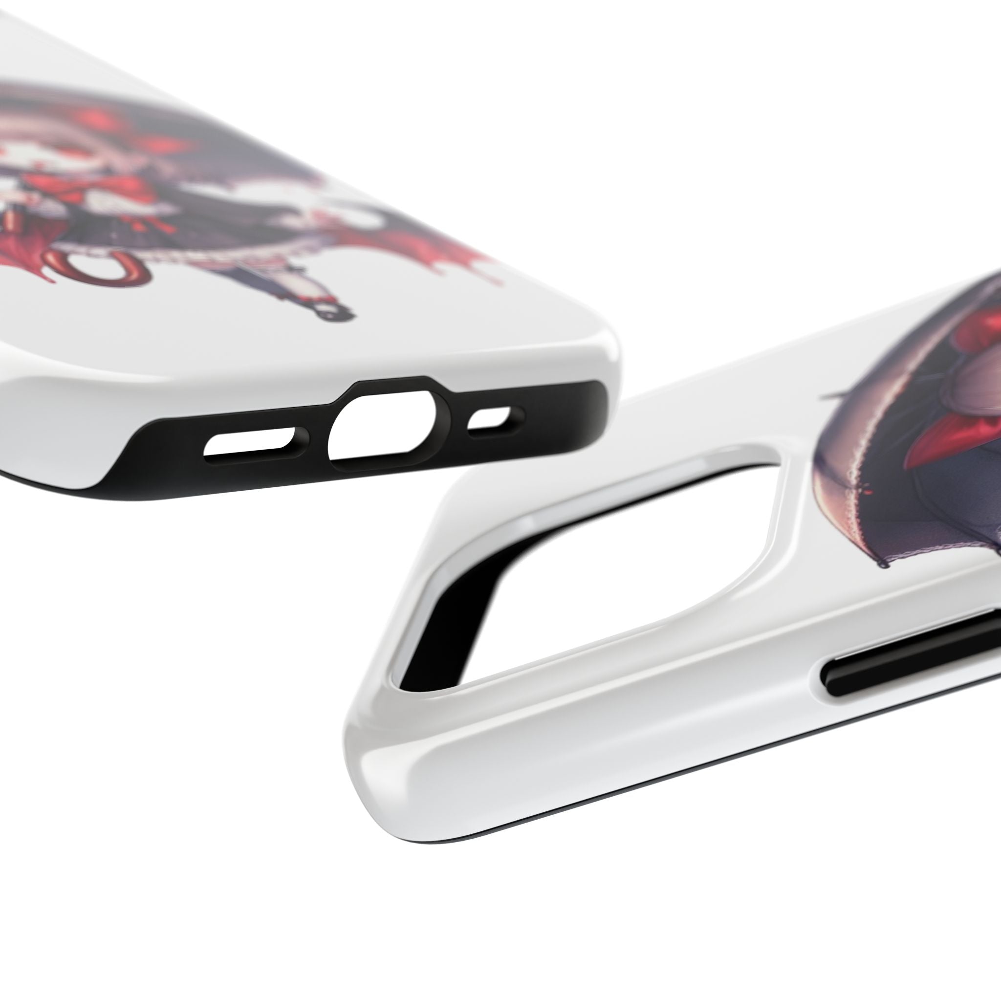 vampire girl horror art Tough Phone Cases