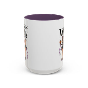Witchy Accent Coffee Mug - Spooky Halloween Mug, Witchy Decor, Gift for Her, Fall Coffee Cup, Party Mug