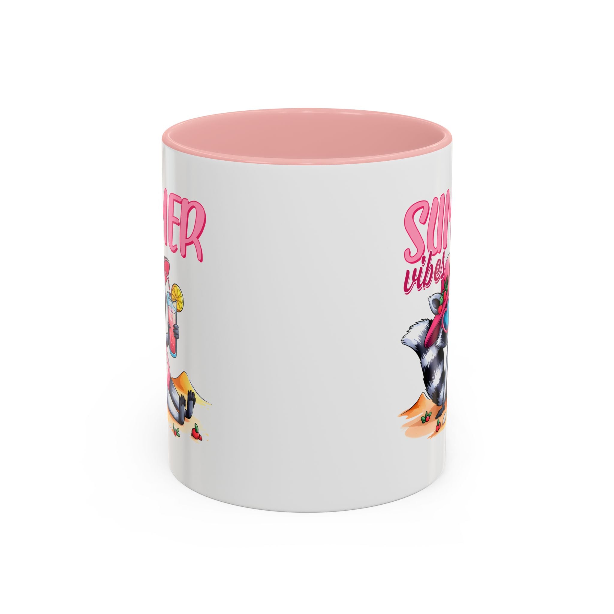 Summer Vibes Accent Coffee Mug - Fun & Colorful Design for Relaxing Moments