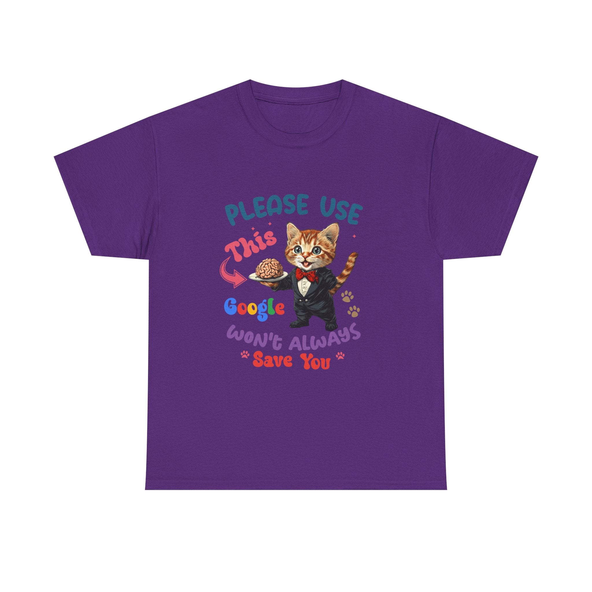 sarcasm Cat Quote Tee, Fun Cat T-Shirt, Funny Gift for Cat Lovers, Humor Shirt, Unique Pet Owner Apparel, Cute Pet Humor